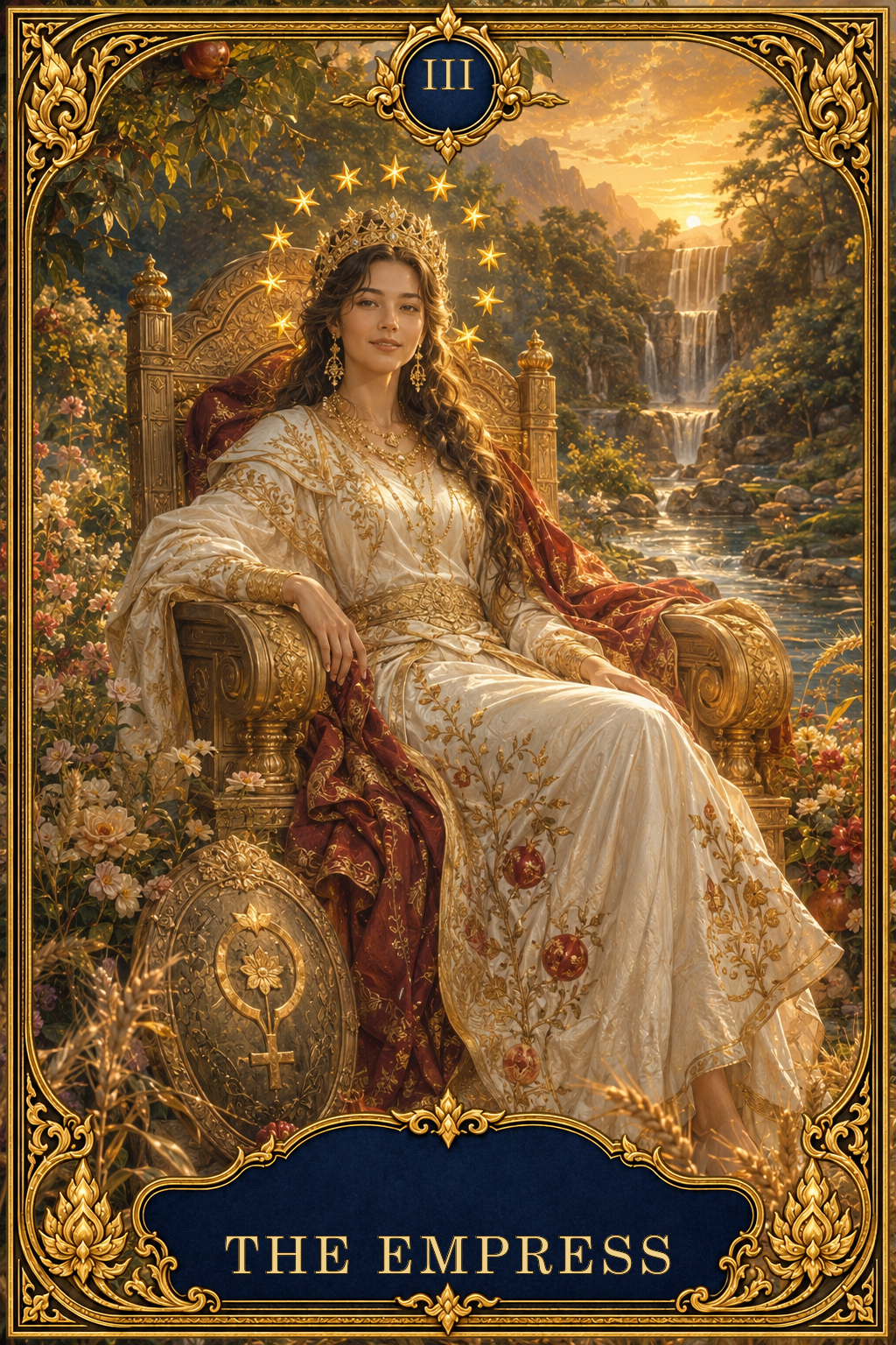 ไพ่ The Empress หรือ จักรพรรดินี ในชุด Fortune19