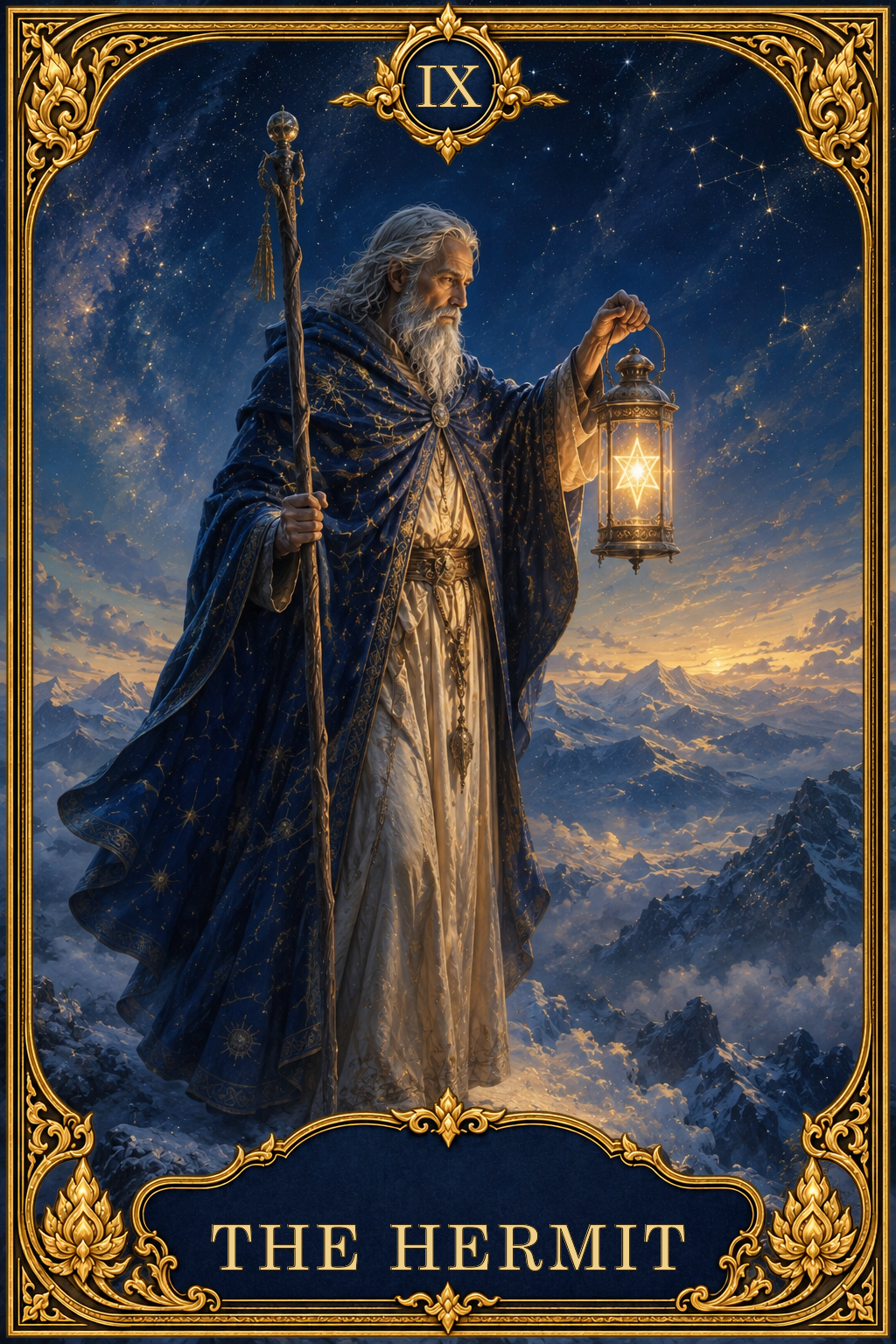 ไพ่ The Hermit หรือ ฤๅษี ในชุด Fortune19